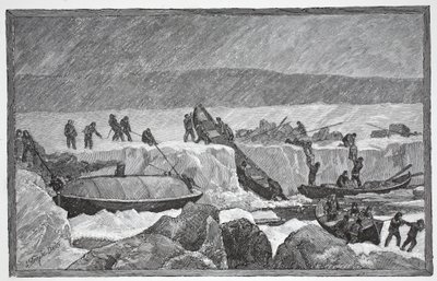 深刻なニップ、パブ。ロンドン1886 作： J. Steeple Davis